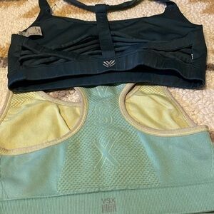 Green Forever 21 & Victoria’s Secret Sports bra lot